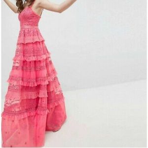 Needle & Thread Iris Pink Dress Gown Size 0